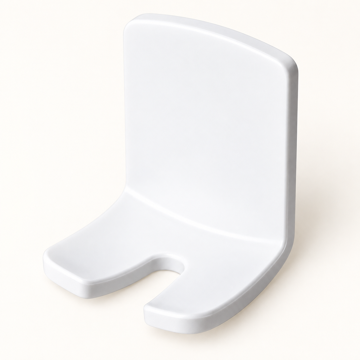 Forked ledge and open front slot detail