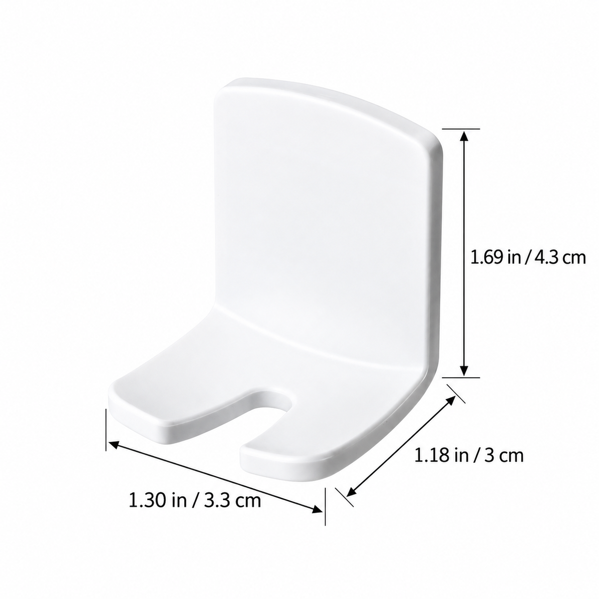 Each holder 1.30 by 1.18 by 1.69 inches