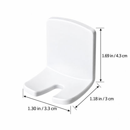 Each holder 1.30 by 1.18 by 1.69 inches